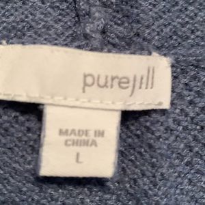 JJill funnel neck sweater tunic.